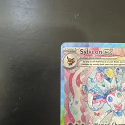 Sylveon EX SIR 156/131 Prismatic Evolutions English Holofoil Pokemon Card 2025 - Image 2
