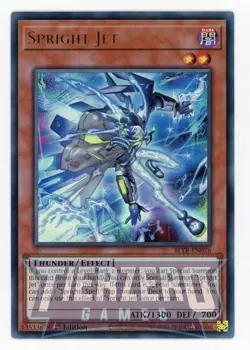 Yugioh BLTR-EN076 Spright Jet Ultra Rare 1st Edition NM/LP - Image 1