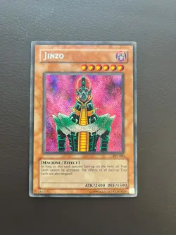Yu-Gi-Oh! TCG Jinzo Pharaoh's Servant PSV-000 Unlimited Secret Rare -MINT CENTER - Image 2