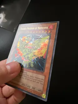 Sacred Phoenix of Nephthys FET-EN005 Ultra Rare 1st Edition Heavy Play Yugioh - Image 7