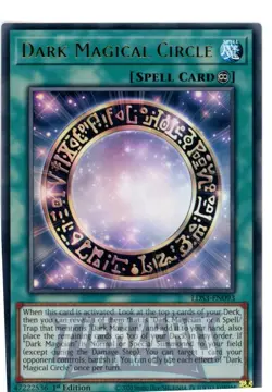 Yugioh Dark Magical Circle LDS3-EN093 Ultra Rare Near Mint 1st Edition - Image 1