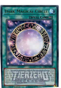 Yugioh Dark Magical Circle LDS3-EN093 Ultra Rare Near Mint 1st Edition - Image 2