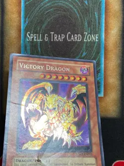 Yugioh Victory Dragon JUMP-EN011 Secret Rare Limited Edition DAMAGED - Image 2