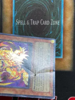 Yugioh Victory Dragon JUMP-EN011 Secret Rare Limited Edition DAMAGED - Image 3