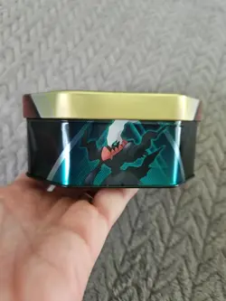 Pokemon TCG Triple Whammy Tin Collector Tin w 3 Foil Cards & Live Code Card - Image 10