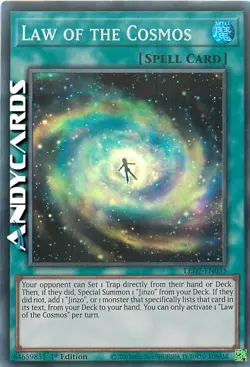LAW OF THE COSMOS • (Law of the Cosmos) • Super R • LED7 EN035 • YUGIOH! ANDYCARDS - Image 1