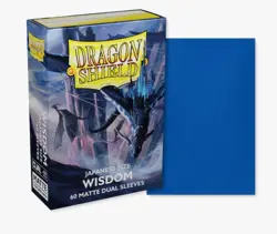 Dual Matte Wisdom 60 ct Dragon Shield Japanese YuGiOh Sleeves - Image 1