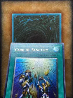 Yugioh Card Of Sanctity TLM-EN037 Ultimate Rare 1st Ed LP - Image 2