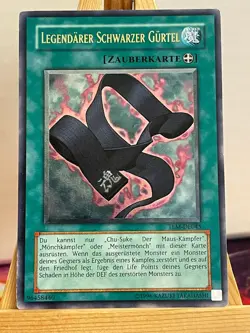 Legendary Black Belt TLM-EN045 Ultimate Rare German EX YUGIOH - Image 1