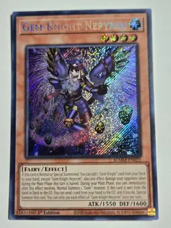 Gem-Knight Nepyrim BLMM-EN021 Secret Rare 1st Edition Yu-Gi-Oh! - Image 1