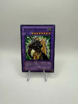 YuGiOh Elemental Hero Wildedge MF02-EN002 Promo Limited Edition Parallel Rare MP - Image 1