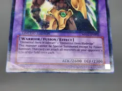 YuGiOh Elemental Hero Wildedge MF02-EN002 Promo Limited Edition Parallel Rare MP - Image 3