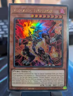 YuGiOh! Volcanic Emperor LD10-EN018 Ultra Rare 1st Ed - Image 2