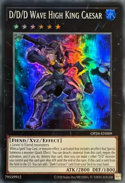 D/D/D Wave High King Caesar Yu-Gi-Oh! OP24-EN009 Super Rare - Image 2