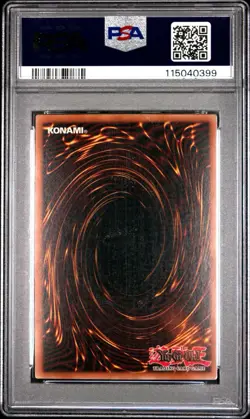 2003 Yu-Gi-Oh! Dark Magician Girl Magician's Force MFC 1st Edition Secret PSA 6 - Image 4
