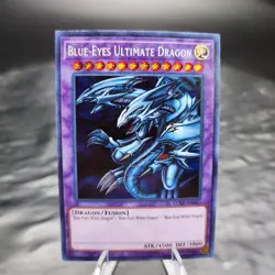 Blue-Eyes Ultimate Dragon LCKC-EN057 Secret Rare 1st Edition VLP 🐉 - Image 1