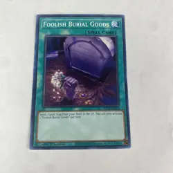 Yugioh Foolish Burial Goods SDCB-EN030 Legend Of The Crystal Beast 1st Edition - Image 3