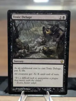 MTG Toxic Deluge 96/356 Commander 2013 Rare Free Shipping! - Image 1