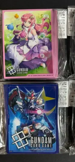 Gundam Card Game Official Card Sleeve 01 Set of 4 Types 70Sleeves×4 Unopened - Image 11