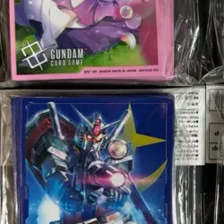 Gundam Card Game Official Card Sleeve 01 Set of 4 Types 70Sleeves×4 Unopened - Image 4