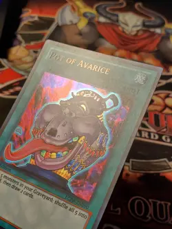 Yugioh Pot of Avarice LCJW-EN290 Secret Rare 1st Edition VLP/NM - Image 4
