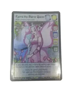 Neopets TCG Fyora the Faerie Queen RARE HOLO Foil 2003 8/234 Hero Card Fairy Fae - Image 3