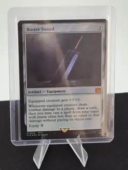 MTG - Buster Sword FOIL | Final Fantasy (255) | Near Mint (Mythic) - Image 1