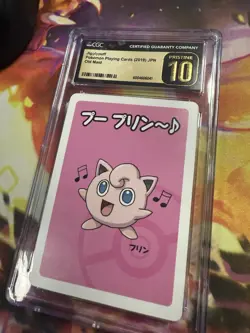 2019 POKEMON JAPANESE PLAYING CARDS OLD MAID JIGGLYPUFF CGC 10 PRISTINE - Image 1