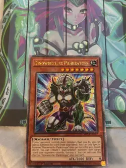 Yugioh 1x Dinowrestler Pankratops Quarter Century MP24-EN047 1st ED MINT - Image 1