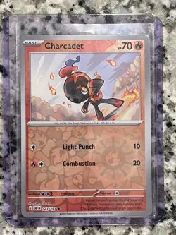 Reverse Holo Charcadet 043/197 NM Obsidian Flames Pokemon Card - Image 1