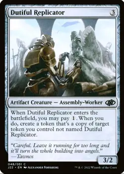 X 1 Dutiful Replicator NM J22 MTG Magic The Gathering - Image 1