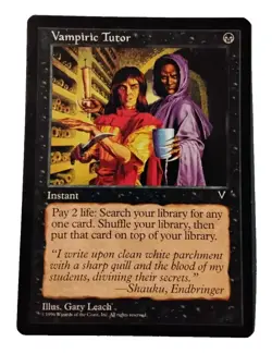 Vampiric Tutor MTG:Magic the Gathering Visions Rare Near Mint - Image 1