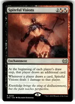 Spiteful Visions Commander: Duskmourn: House of Horror Regular MTG NM - Image 1
