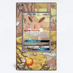 Eevee GX SM233 GGT Pokemon Extended Protect Case Screwdown Card Holder - Image 1