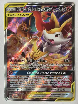 Pokemon Charizard & Braixen GX - SM230 - SM Promos (SMP) - Image 1