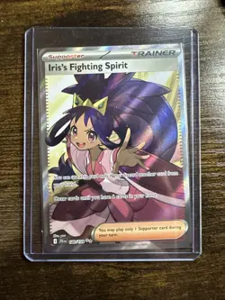 Iris's Fighting Spirit 180/159 Journey Together Holo Ultra Rare Pokemon NM-MT - Image 1
