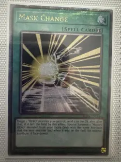 Yugioh! - Mask Change - RA04-EN142 Quarter Century Secret Rare NM Stampede - Image 1