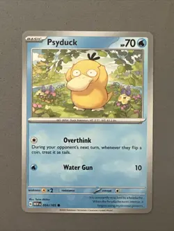 Pokemon Scarlet & Violet 151 (MEW) * Psyduck 054/165 * UNG Near Mint  TCG Card - Image 3