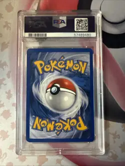 2000 Pokemon Gym Heroes Blaines Moltres 1/132 PSA 6 Unlimited Holo WOTC Swirl! - Image 4