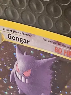 Pokémon Gengar TCG Fossil Holo Unlimited Rare Card 5/62 1999 MP - Image 7