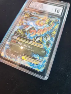 CGC 10 Gem MINT M Charizard EX Flashfire 69/106 Battle Arena Pokémon Card Slab - Image 3