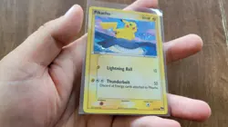 Vintage Pokemon Pikachu Card Pop Series 5 Holo 12/17 LP Condition Free Shipping - Image 2
