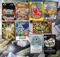 Pokemon Geodude Peru Exclusive Non TCG Card Bundle - Image 2