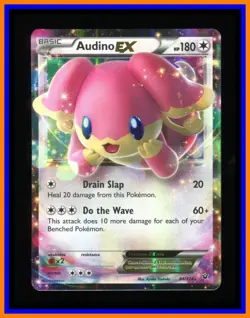 Audino EX - 84/124 - XY Fates Collide - Ultra Rare Holo - Pokemon Card - Image 1