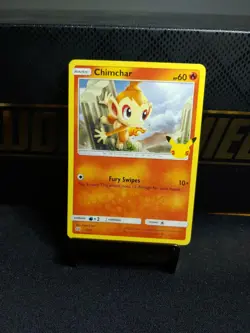 Chimchar Non-Holo Pokémon 25th Anniversary Stamp 2021 McDonald’s Card! - Image 1