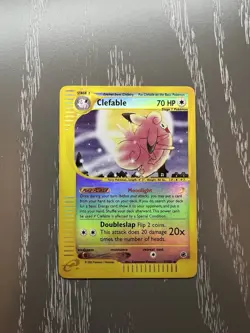 Clefable 7/165 Expedition Holo Rare Pokemon Card LP - Image 1