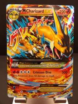 Pokemon - Mega Charizard EX 13/106 Flashfire Ultra Rare Holo Foil LP - Image 2