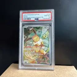 Eevee 173 SV/P Black Star Promo Prismatic Evolutions ETB Pokemon Card PSA 10 - Image 3