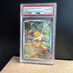 Eevee 173 SV/P Black Star Promo Prismatic Evolutions ETB Pokemon Card PSA 10 - Image 4