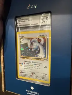 2000 Pokemon Lugia - Neo Genesis Unlimited - 9/111 Holo Card - CGC 8.5 - Image 1
